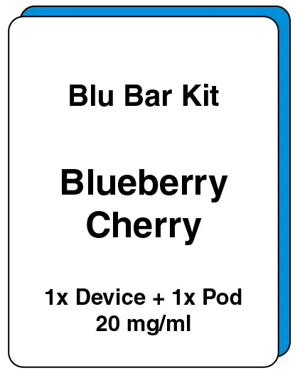 [SKU002] Blu Bar Kit - BLUEBERRY CHERRY
