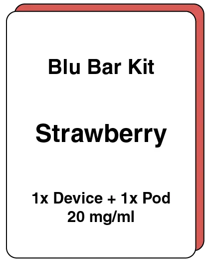 [SKU004] Blu Bar Kit - STRAWBERRY