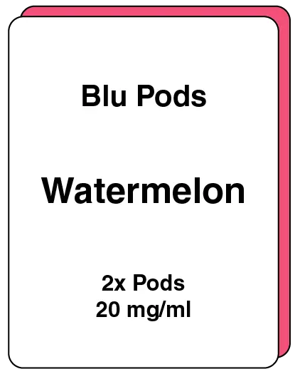 Watermelon Replacement Pods - 2 Pack, 20mg/ml