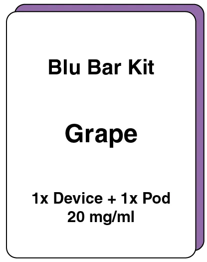 [SKU003] Blu Bar Kit - GRAPE